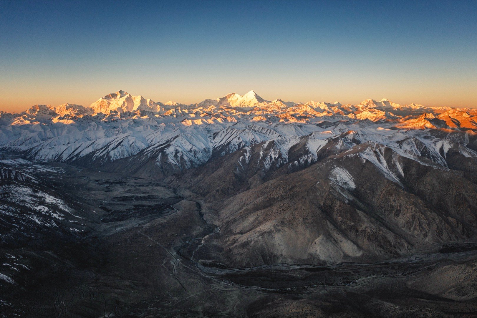 Everest, Lhotse and Makalu